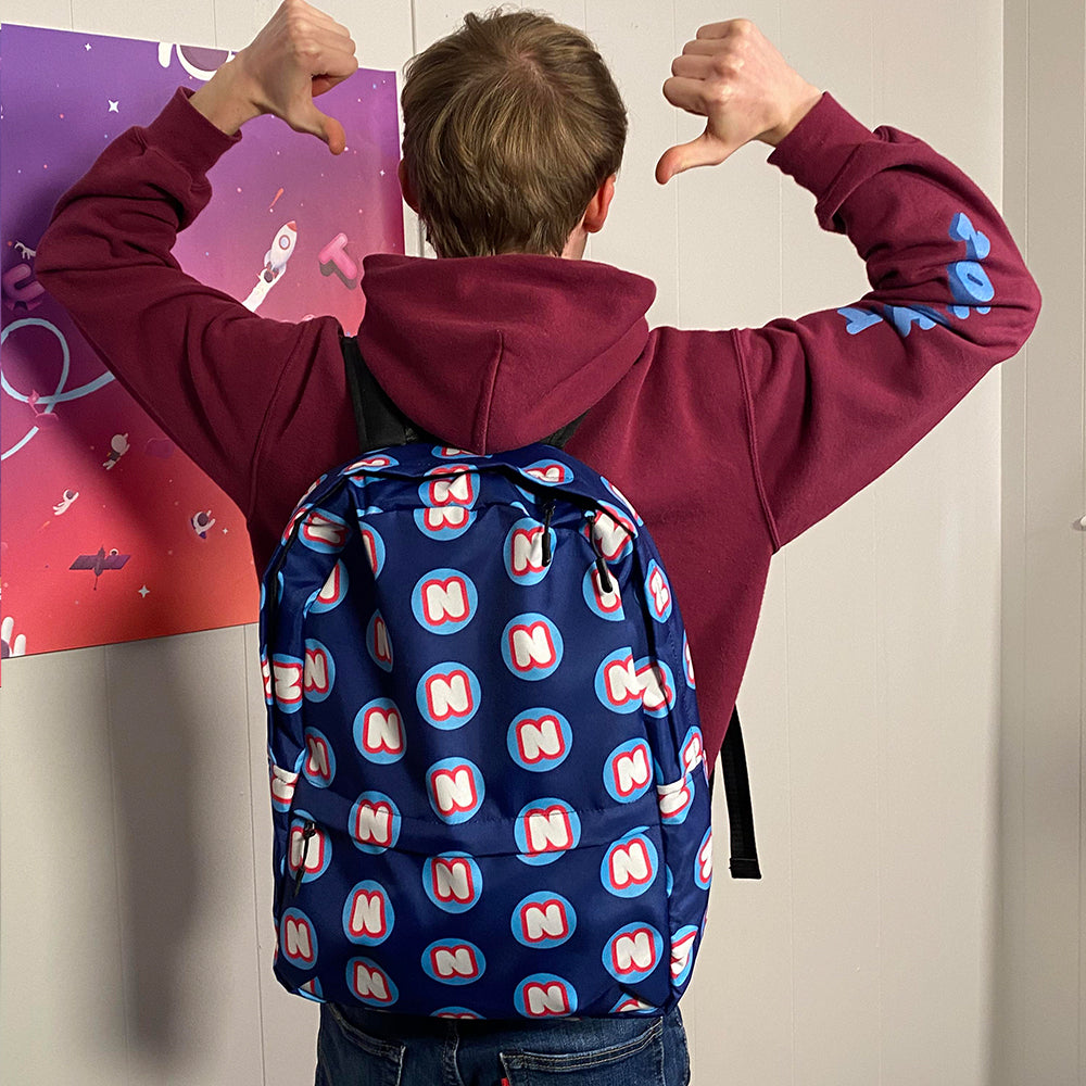 NP4 Logo Pattern Backpack