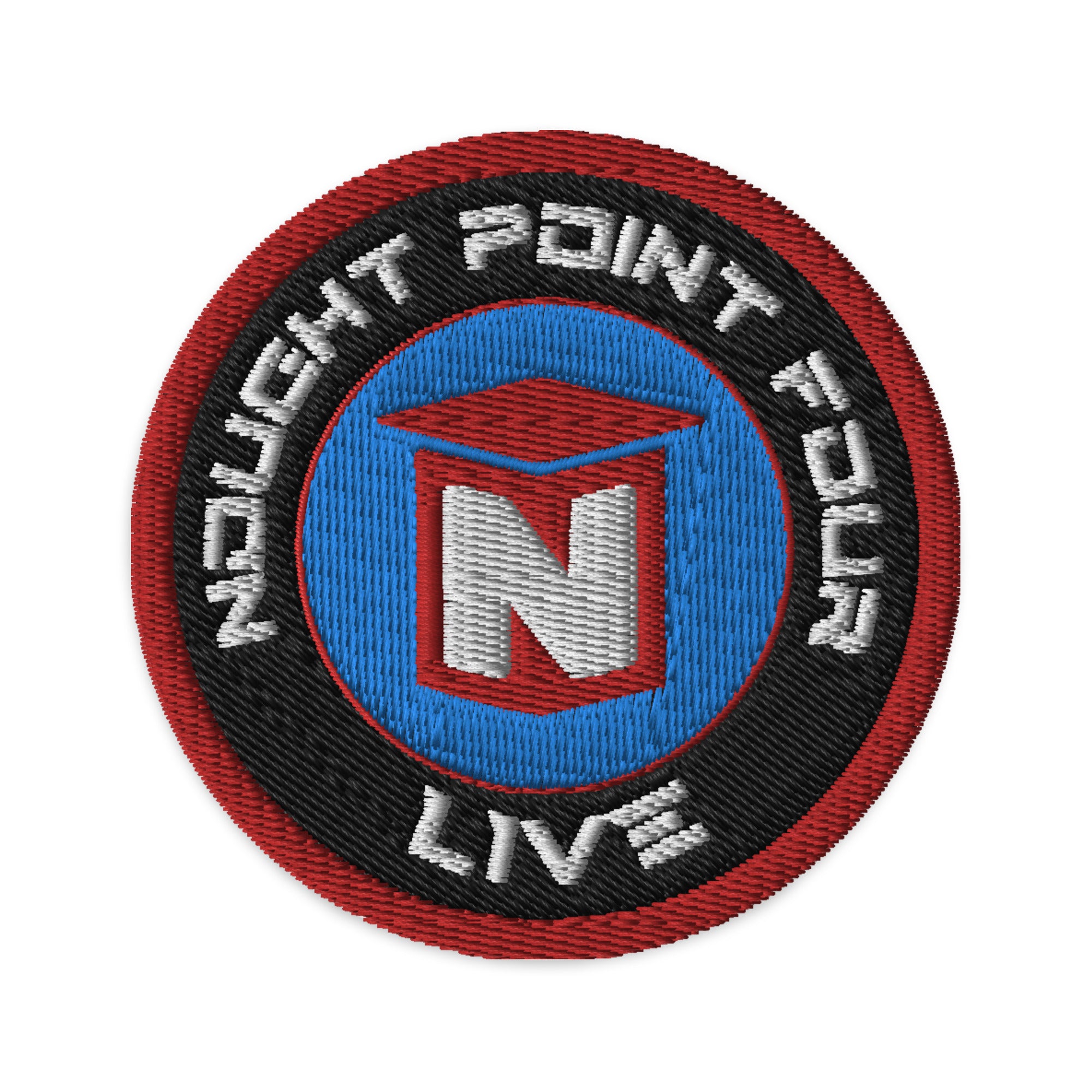Nought Point Four Live Original Embroidered Patche