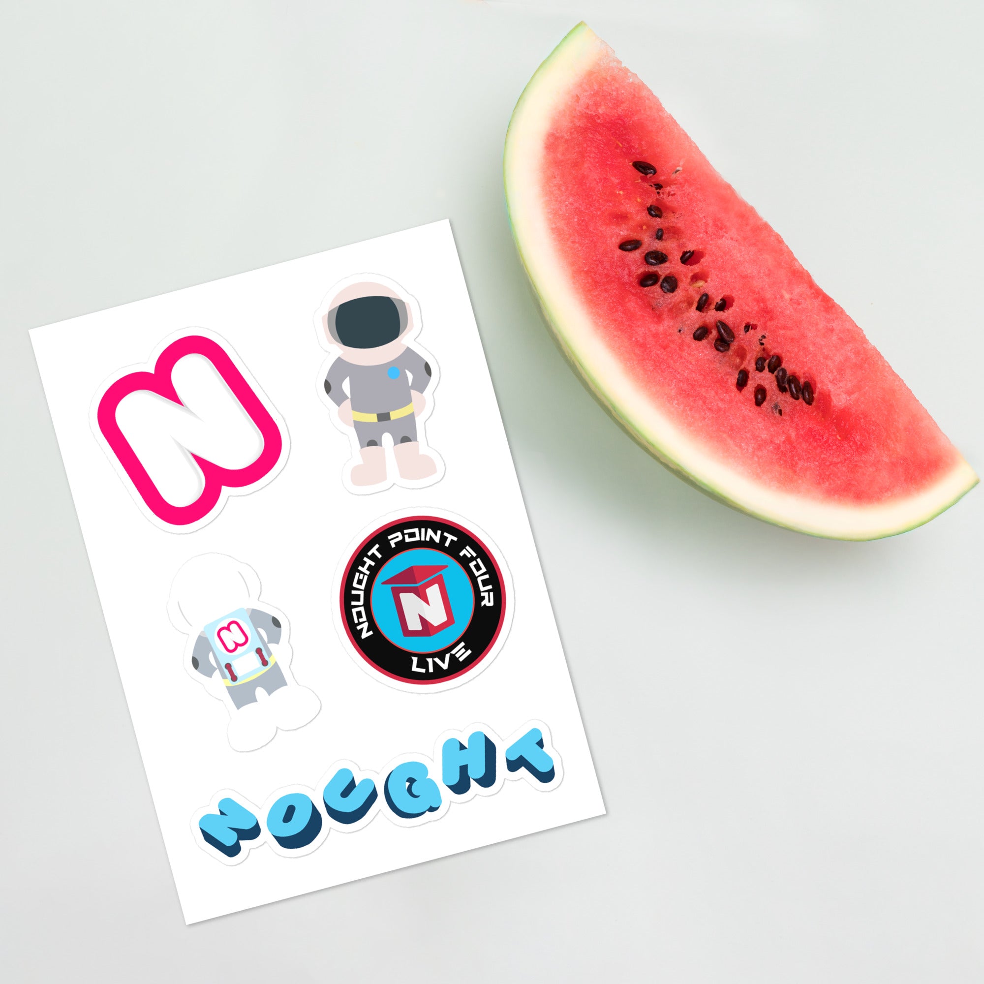 Nought Sticker sheet