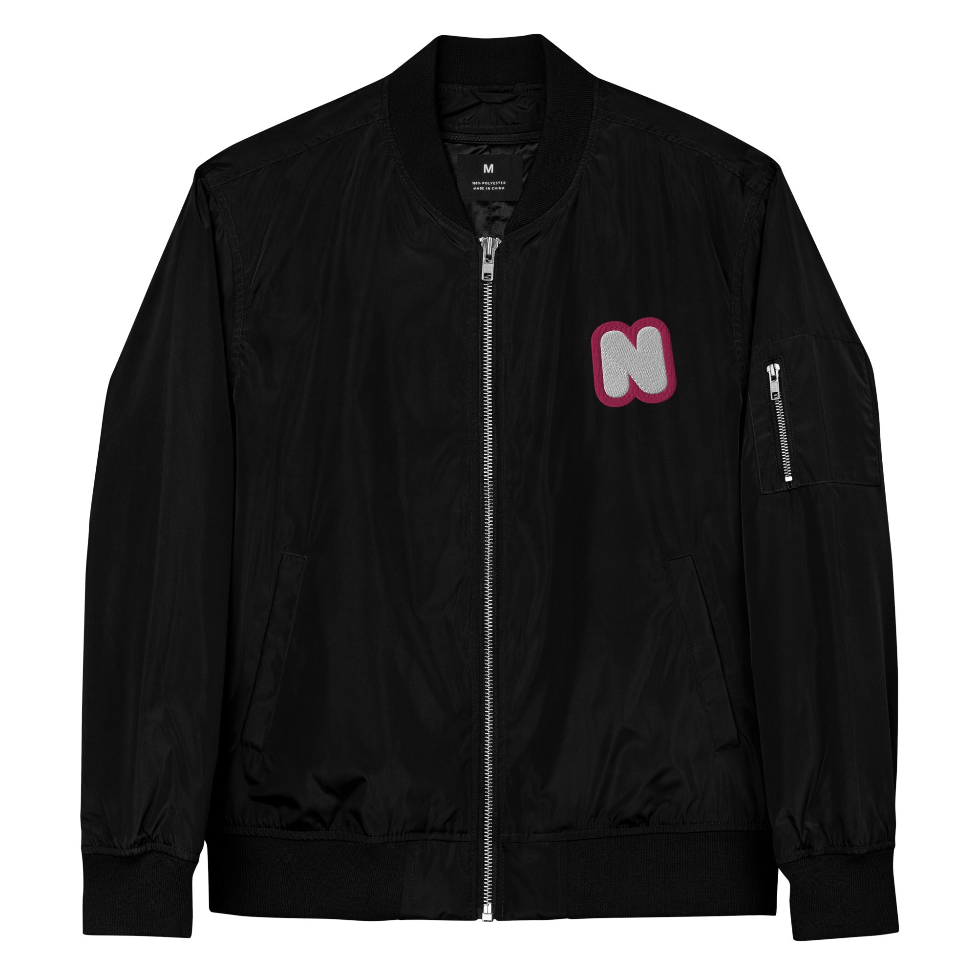 NP4 Logo Premium Recycled Bomber Jacket
